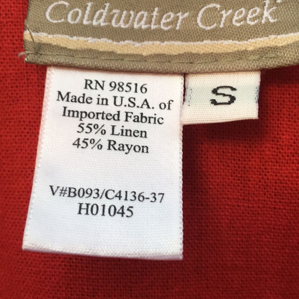 Coldwater Creek wrap top size small - Picture 3 of 17